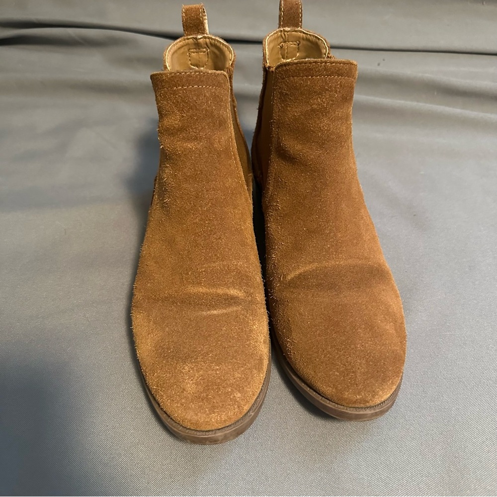 Steve Madden Drape tan Suede ankle booties - 8.5